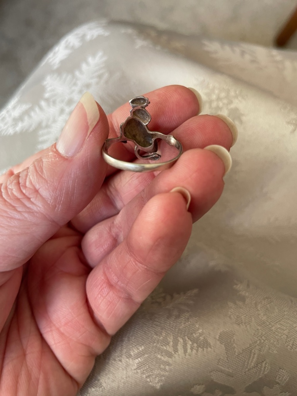 Animal Ring - Frog Ring Sterling Silver Size 8 - Picture 3 of 3
